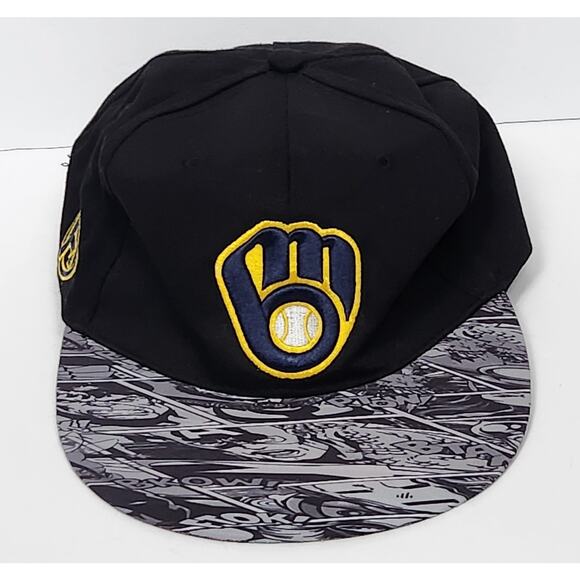 MILWAUKEE BREWERS MARVEL AVENGERS Baseball Hat Cap Unisex One Size Hulk Thor - Picture 1 of 12